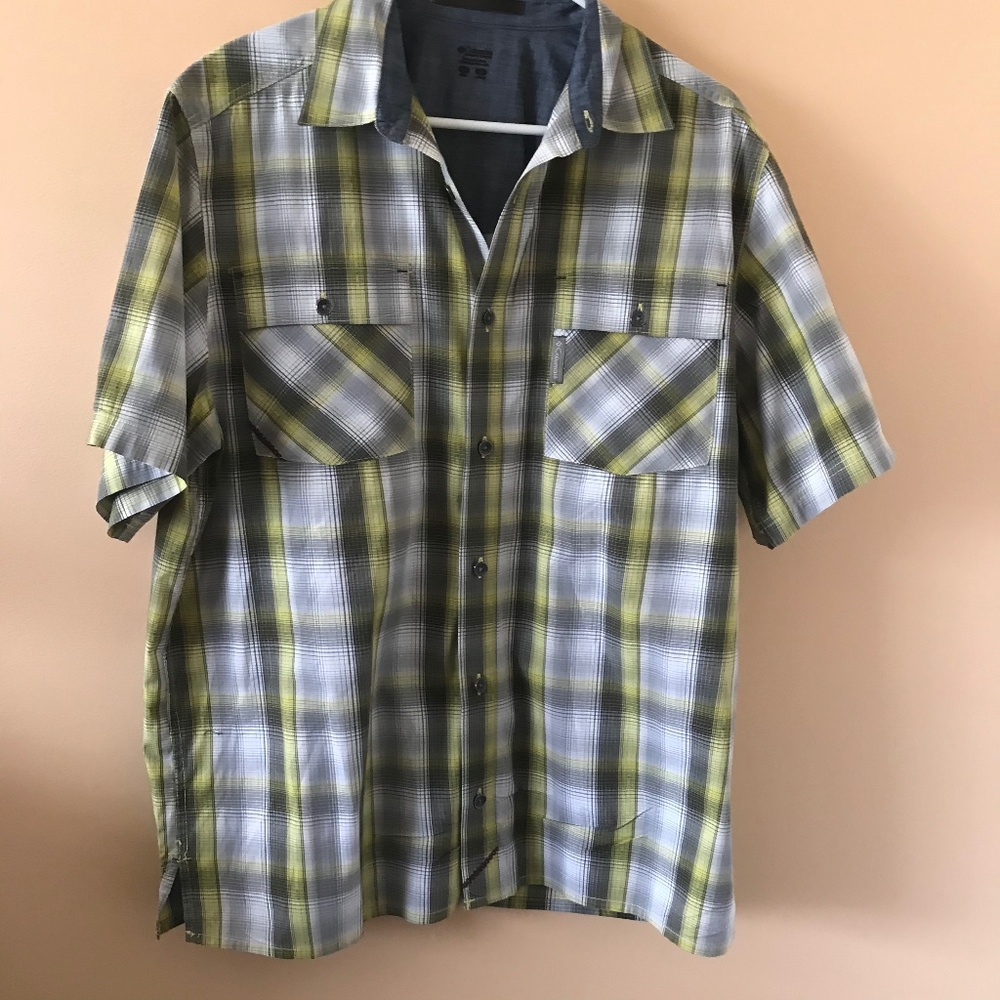 Columbia plaited button down shirt